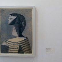 Picasso - bute d'homme en tricot rayé